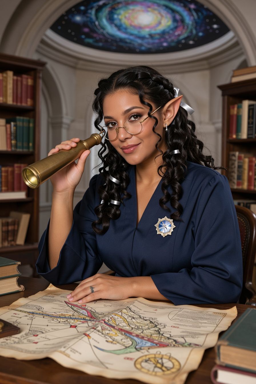 Estelle, elf princess archivist