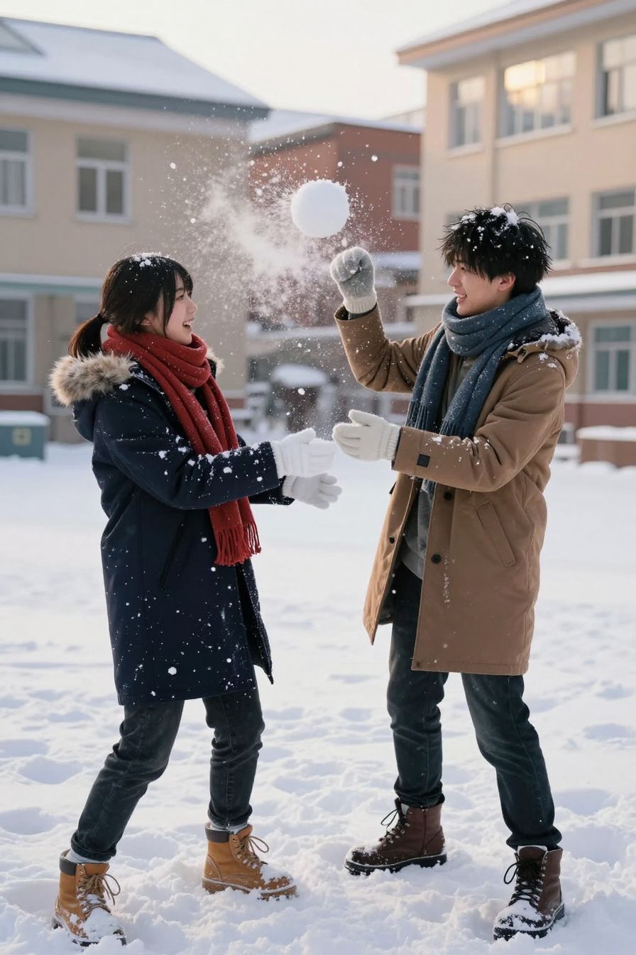 Anime Snow Day