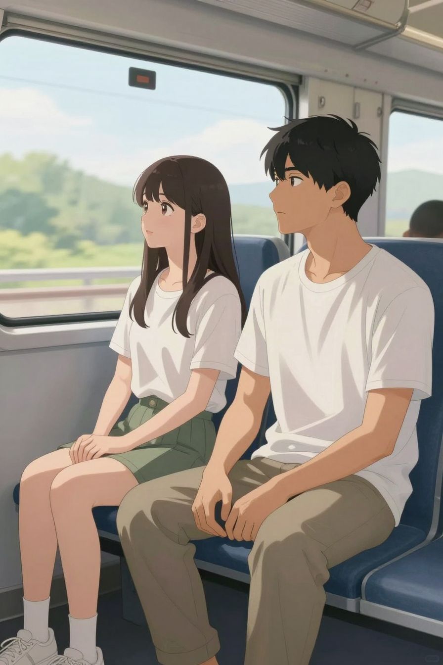 Anime Train Window