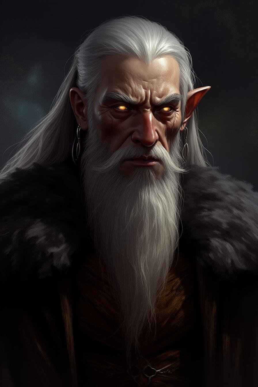 portrait of gandalf the grey