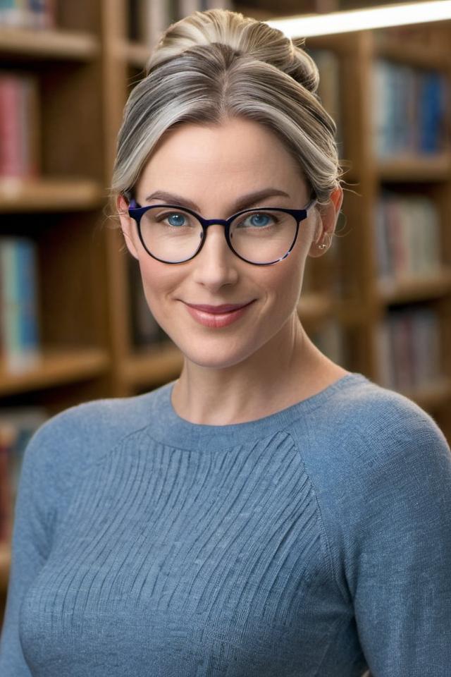Greta, Library Mom