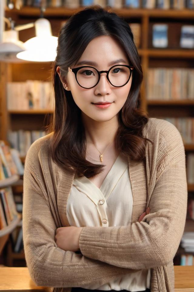 Chiyo - Asian Bookshop Clerk