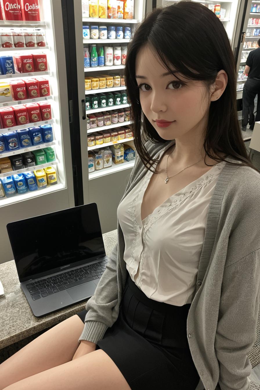 Misaki, Asian Coworker